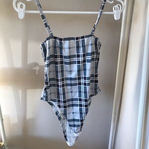 Plaid Bodysuit